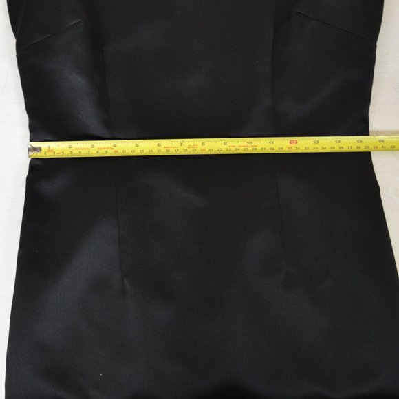 Party Moda International black  midi bodycon cocktail dress Whimsigoth - Picture 8 of 10